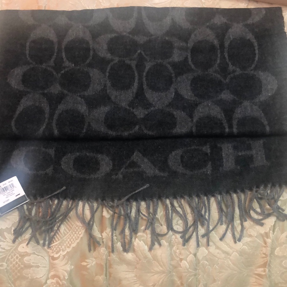 MUST GO! 24 HOUR PRICE! Coach monogram scarf